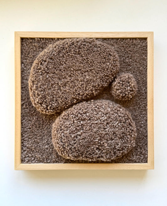 Brown Pebbles - 20 x 20 cm