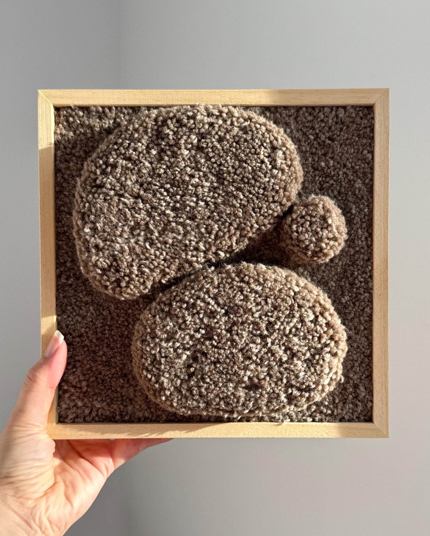 Brown Pebbles - 20 x 20 cm