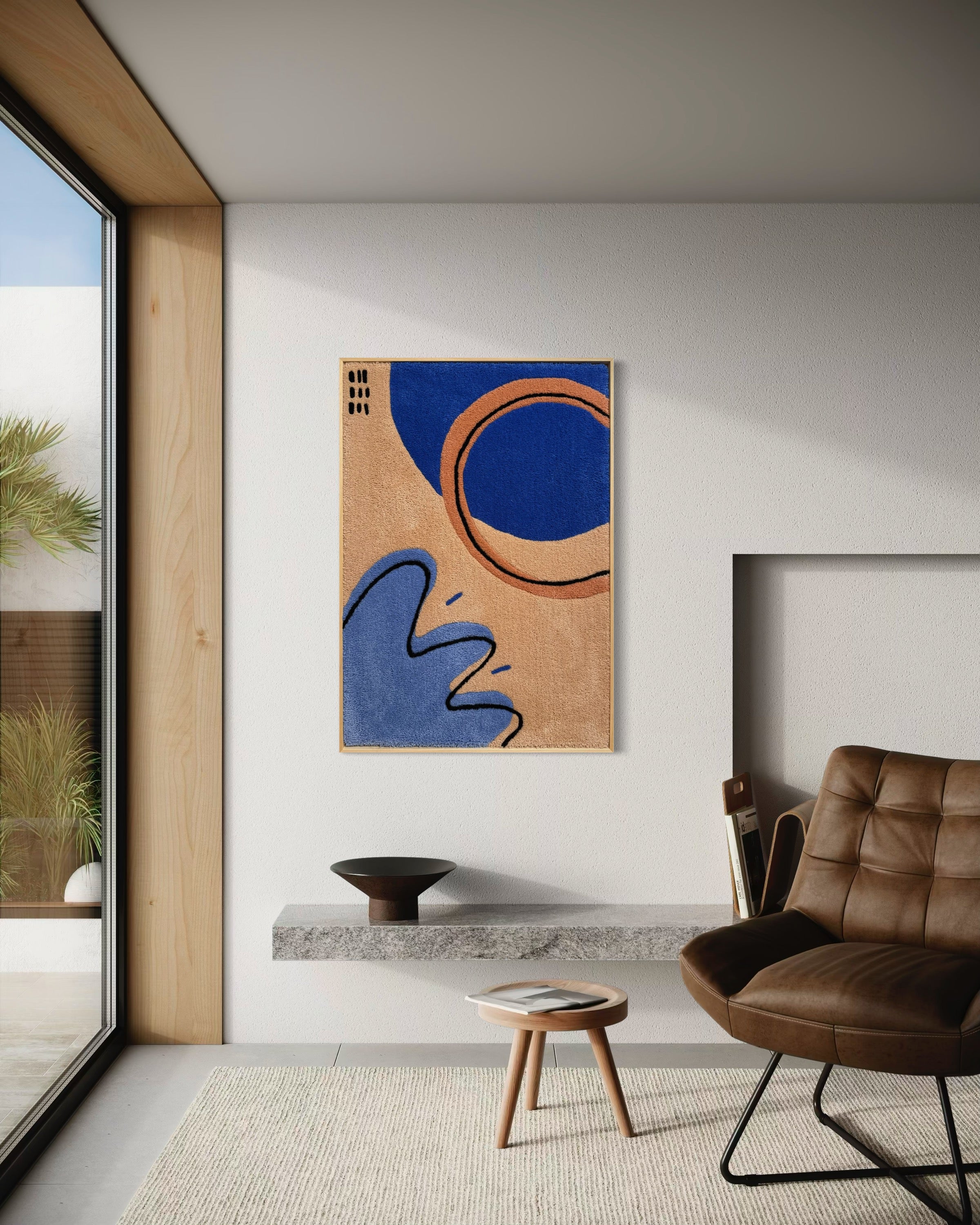 Blue Summer - 70 x 100 cm - READY TO SHIP – Zori Lab