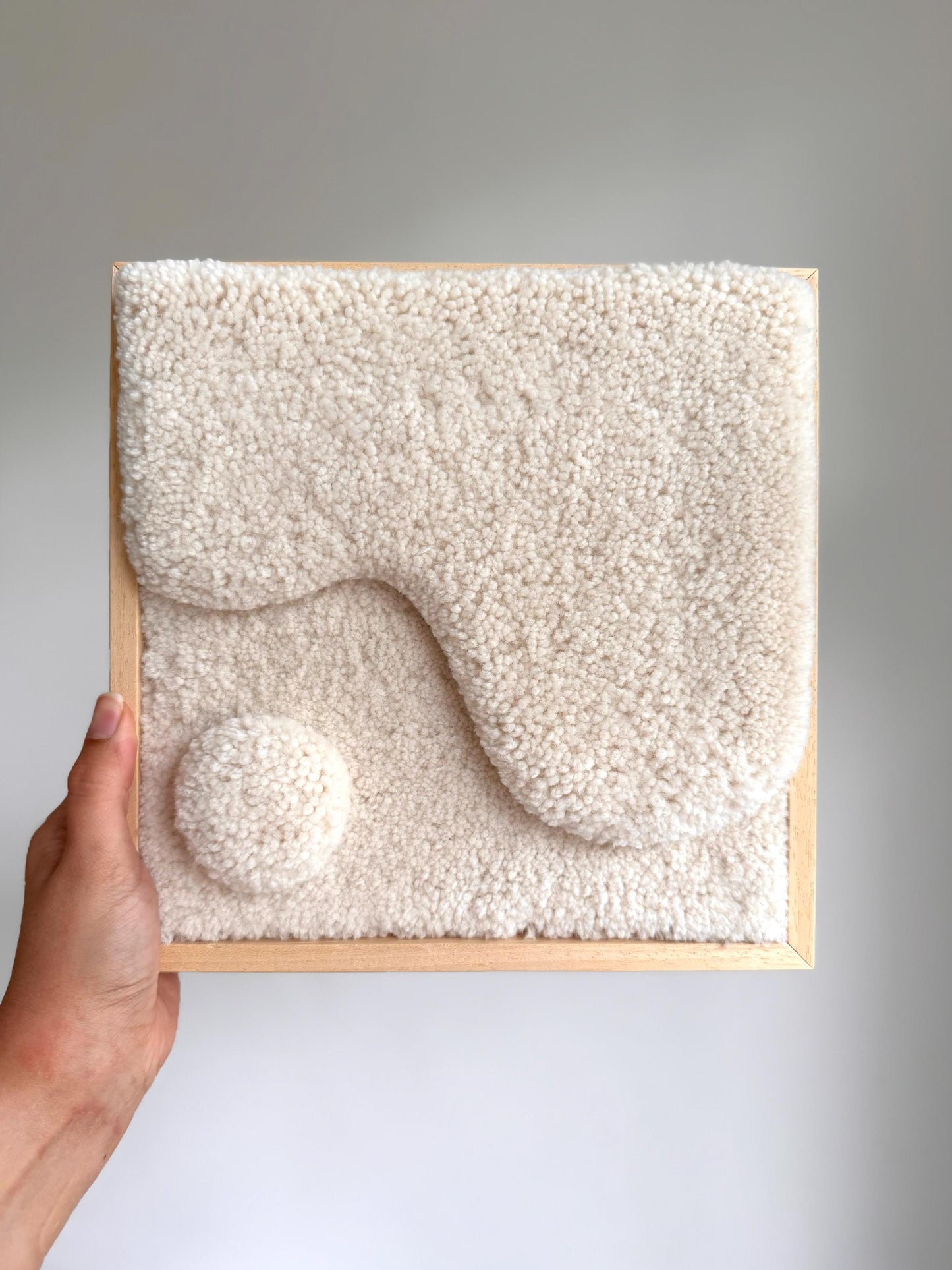 White wave - 20 x 20 cm