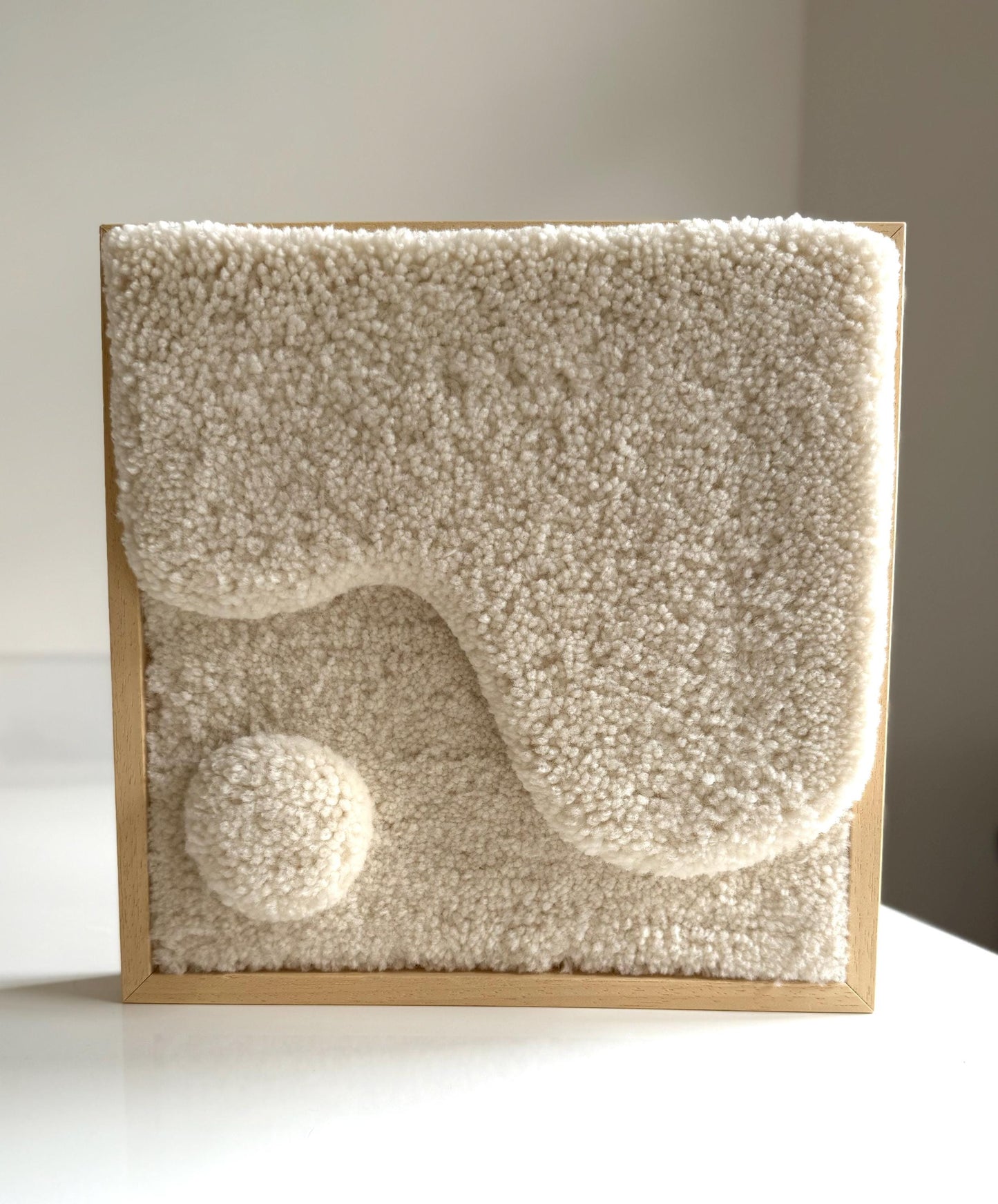 White wave - 20 x 20 cm