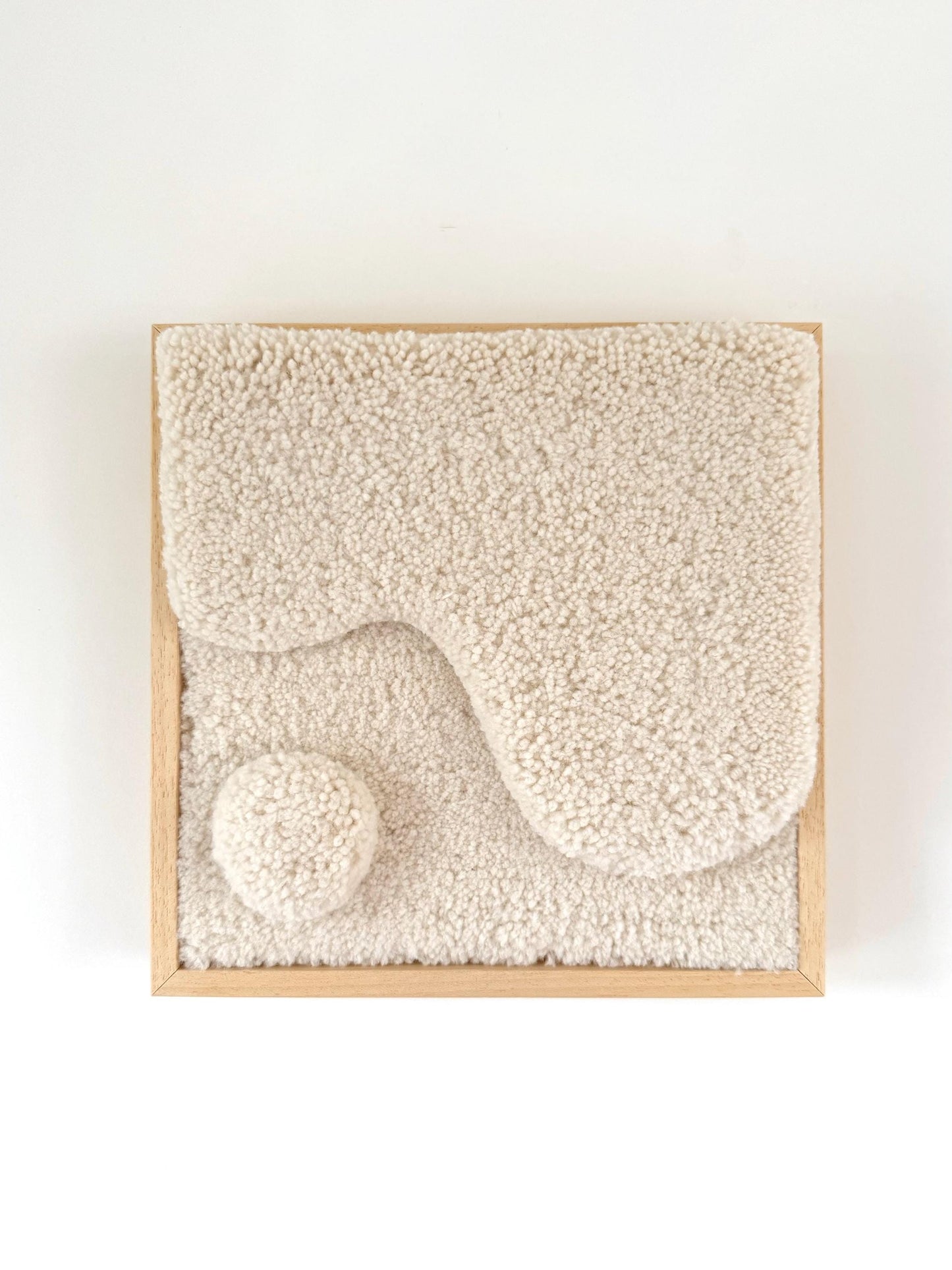 White wave - 20 x 20 cm