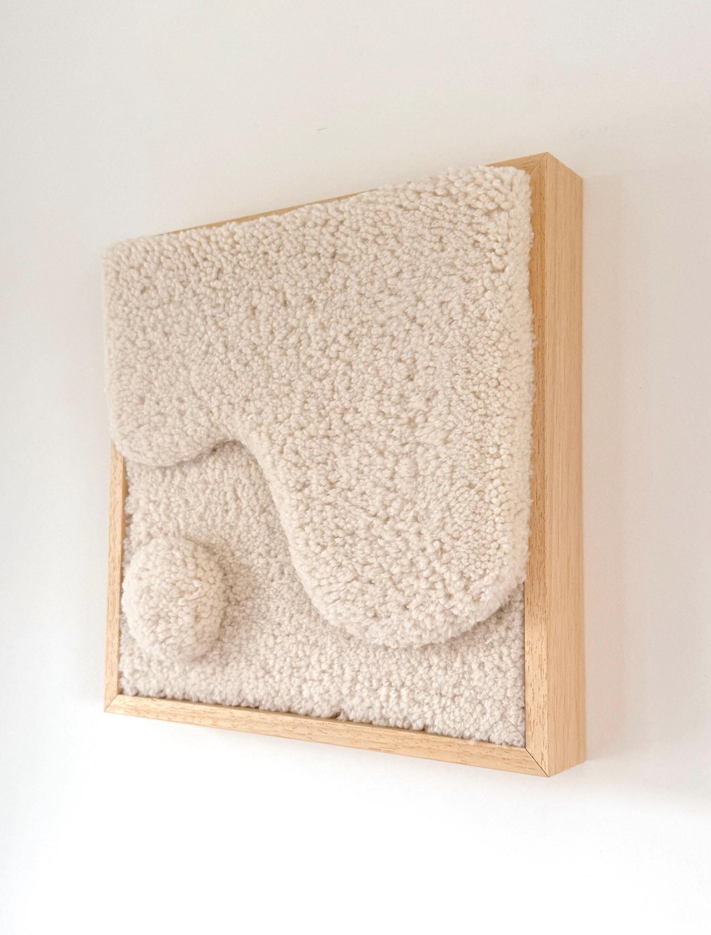 White wave - 20 x 20 cm